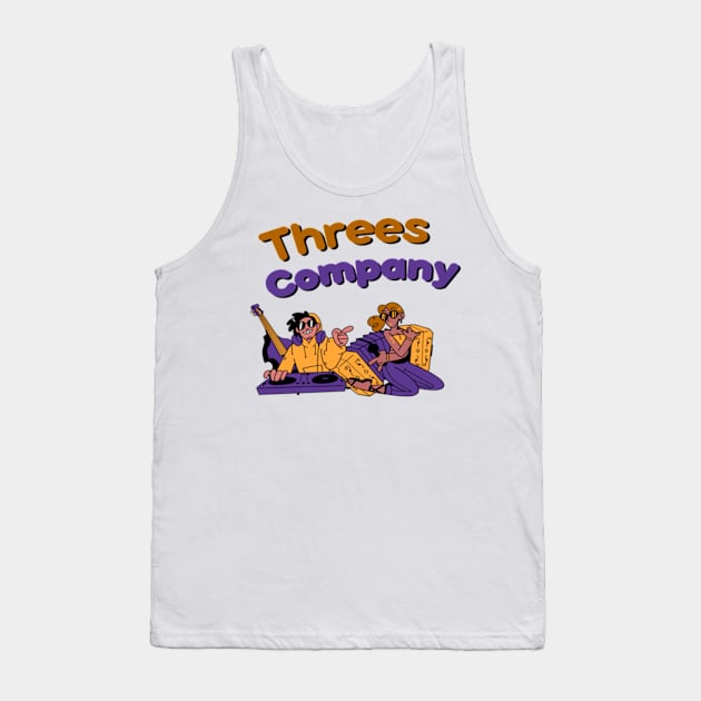 Threes Company - Best Vintage 90s Tank Top by 2 putt duds